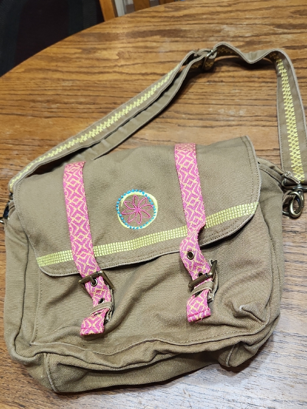 American Girl Canvas Messenger Bag
